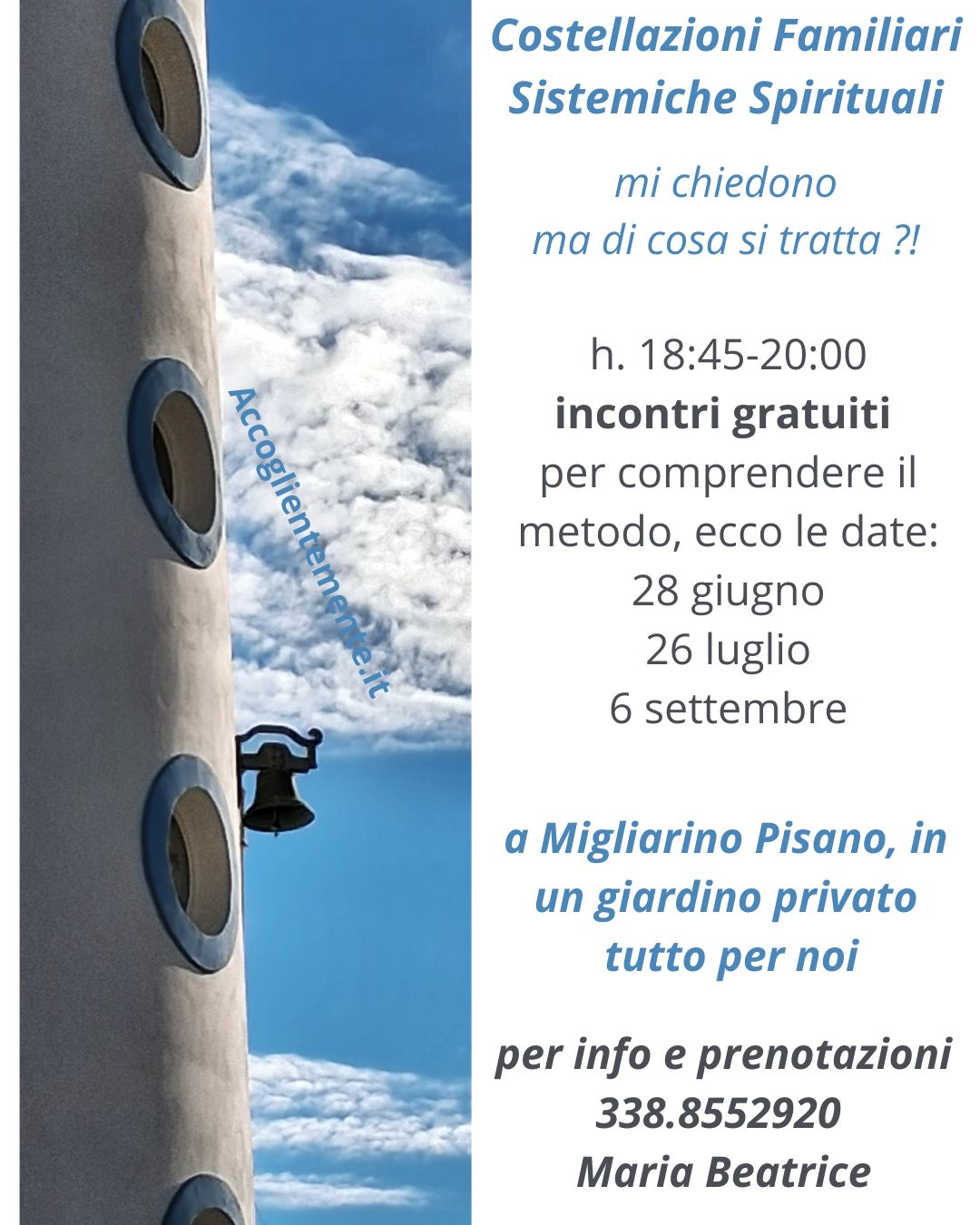 presentazione del metodo delle Costellazioni Familiari Sistemiche Spirituali